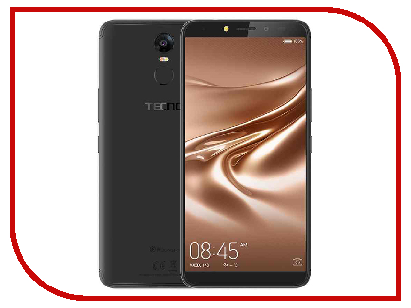 

Сотовый телефон TECNO Pouvoir 2 Midnight Black, Pouvoir 2 LA7
