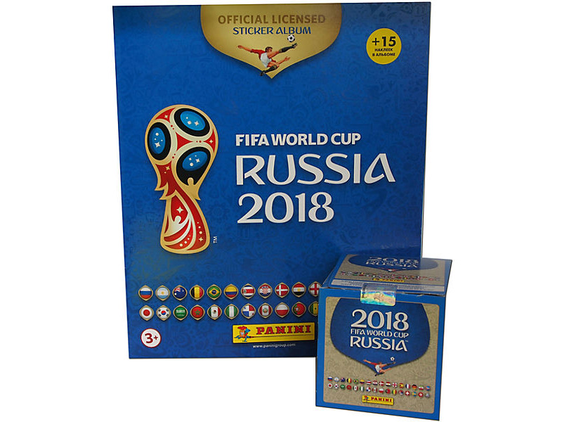 

Набор для творчества Альбом с 50 наклейками в боксе Panini Чемпионат Мира По Футболу FIFA 2018