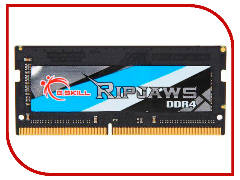 

Модуль памяти G.Skill Ripjaws SO-DIMM DDR4 3200MHz CL18 - 8GB F4-3200C18S-8GRS, F4-3200C18S-8GRS
