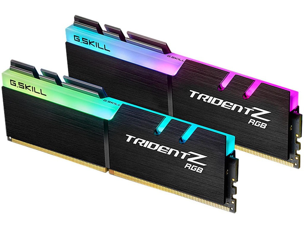 фото Модуль памяти g.skill trident z rgb ddr4 dimm 3000mhz pc4-24000 cl15 - 16gb kit (2x8gb) f4-3000c15d-16gtzr