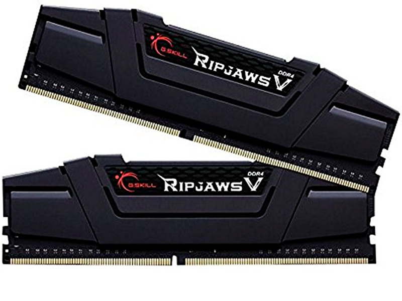 фото Модуль памяти g.skill ripjaws v ddr4 dimm 3200mhz pc4-25600 cl15 - 16gb kit (2x8gb) f4-3200c15d-16gvk