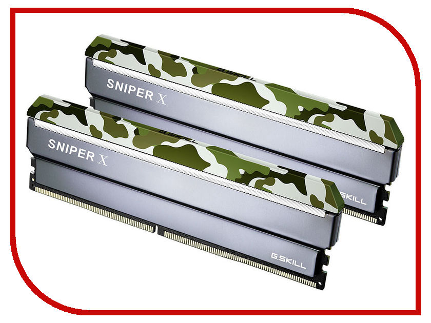 

Модуль памяти G.Skill Sniper X DDR4 DIMM 2400MHz PC4-19200 CL17 - 32Gb KIT (2x16Gb) F4-2400C17D-32GSXF, F4-2400C17D-32GSXF