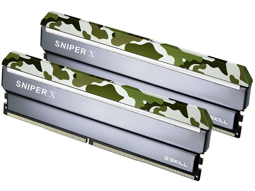 

Модуль памяти G.Skill Sniper X DDR4 DIMM 2400MHz PC4-19200 CL17 - 32Gb KIT (2x16Gb) F4-2400C17D-32GSXF, F4-2400C17D-32GSXF