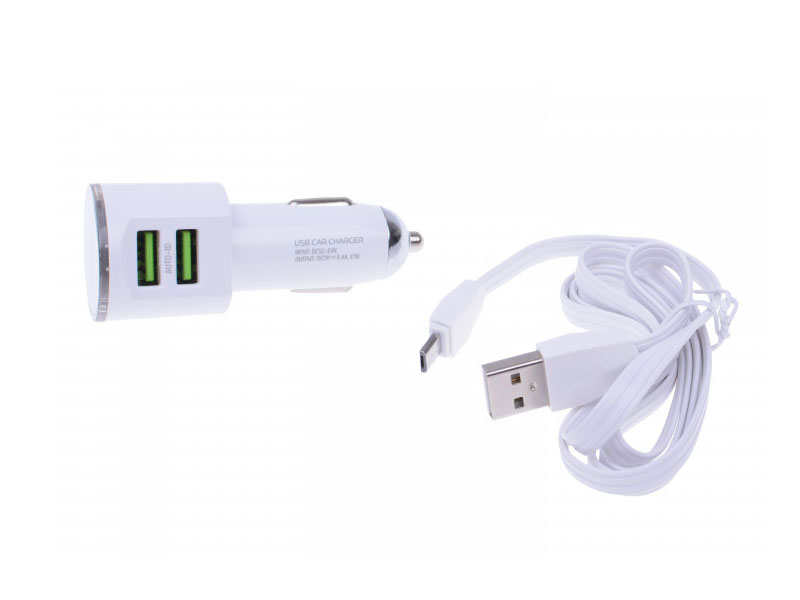 

Зарядное устройство LDNIO 2xUSB + microUSB DL-C29 3.4A White, DL-C29