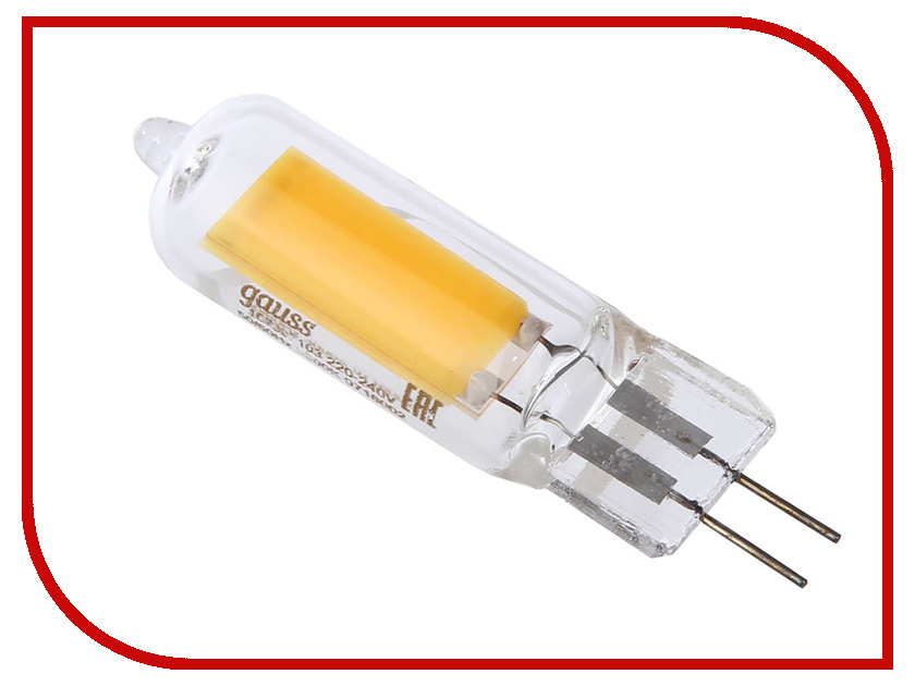 

Лампочка Gauss LED G4 AC220-240V 4.5W 3000K 107807104, 107807104