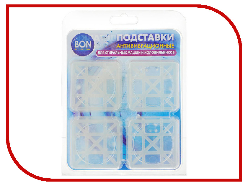 

Аксессуар Антивибрационные подставки для стиральных машин Bon BN-610-1 Transparent, BN-610-1