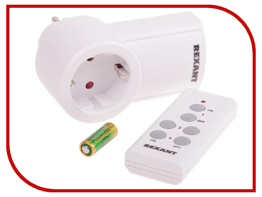 

Розетка Rexant RX-001 с пультом управления 10-6020, 10-6020