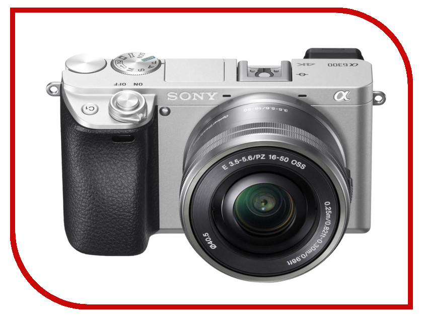 

Фотоаппарат Sony Alpha ILCE-6300 Kit 16-50 mm PZ Silver, ILCE-6300 Kit 16-50 mm PZ