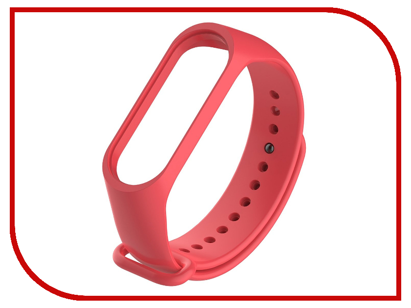 фото Aксессуар Ремешок Xiaomi Mi Band 3 Silicone Red