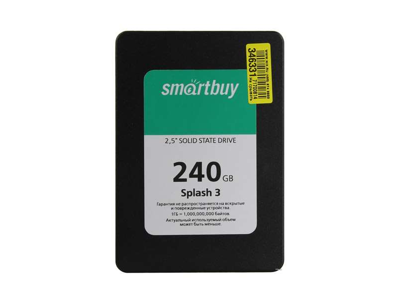 фото Жесткий диск SmartBuy Splash 3 240 GB (SB240GB-SPLH3-25SAT3)