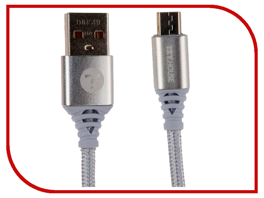 

Аксессуар BYZ TZY TL-382 USB - MicroUSB Silver, TL-382