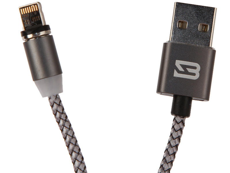 

Аксессуар BYZ BC-001 USB - Lightning Grey, BC-001