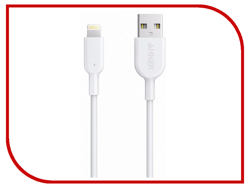 фото Аксессуар Anker Powerline II USB-Lightning 0.9m White A8432H21