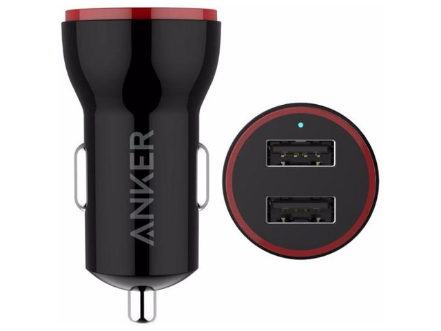 

Зарядное устройство Anker PowerDrive 2 Lite 2xUSB 12W Black A2308011, A2308011