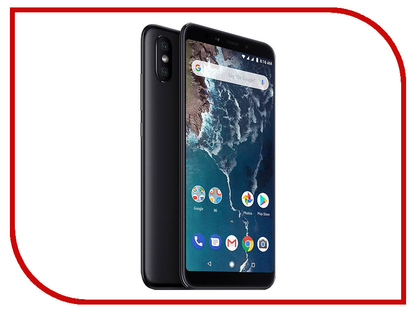 

Сотовый телефон Xiaomi Mi A2 4/64GB Black, Mi A2
