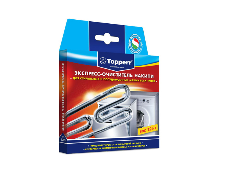 цена Очиститель накипи для стиральных и посудомоечных машин Topperr 3203