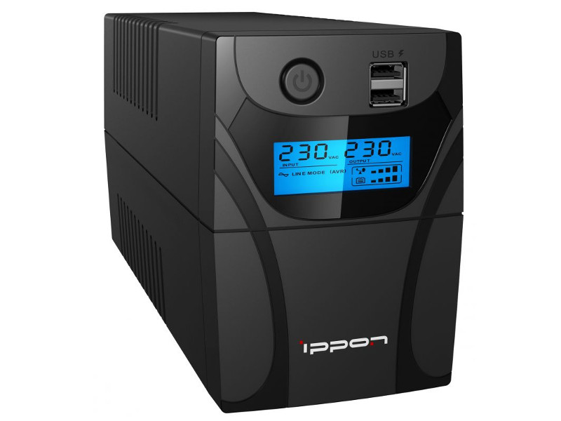 Источник бесперебойного питания Ippon Back Power Pro II Euro 650 источник бесперебойного питания ippon back verso 800 new