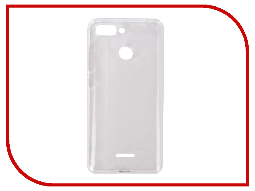 

Аксессуар Чехол DF для Xiaomi Redmi 6 Silicone Super Slim Transparent xiCase-32, xiCase-32