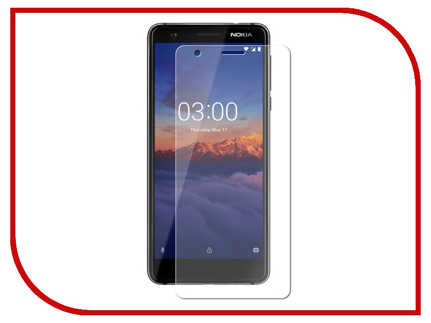 

Аксессуар Защитное стекло DF для Nokia 3.1 2018 Full Screen Black nkColor-10, nkColor-10