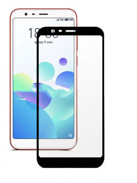 

Аксессуар Защитное стекло для Meizu M8c DF Full Screen Black mzColor-22, mzColor-22