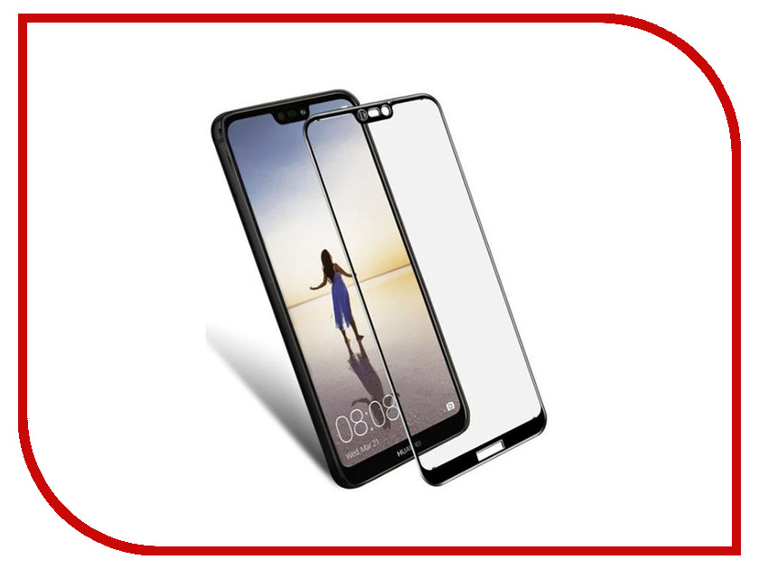 

Аксессуар Защитное стекло для Huawei Nova 3 DF Full Screen Black hwColor-68, hwColor-68