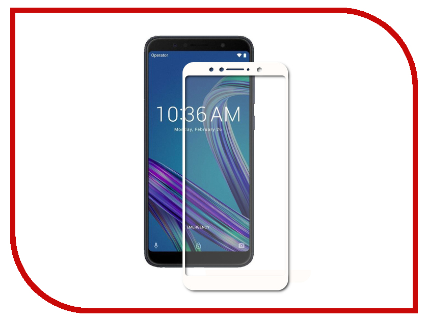 

Аксессуар Защитное стекло для ASUS ZenFone Max Pro M1 ZB602KL/ZB601KL DF Full Screen White aColor-18, aColor-18