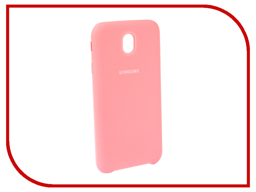 фото Аксессуар Чехол Innovation для Samsung Galaxy J7 2017 J730F Silicone Pink 10680