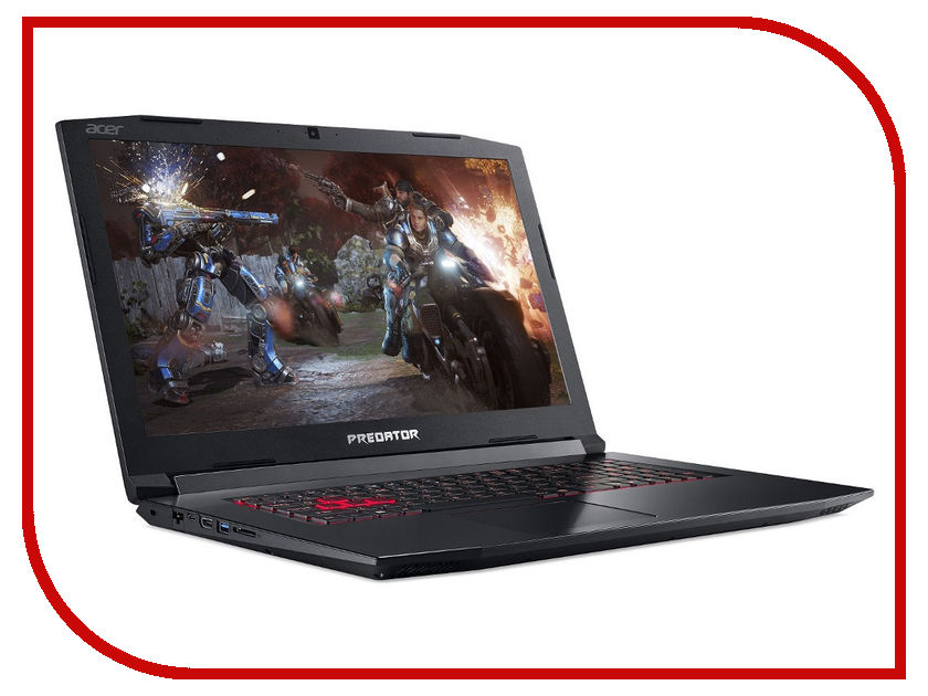 

Ноутбук Acer Predator Helios 300 PH317-52-54EF Black NH.Q3DER.006 (Intel Core i5-8300H 2.3 GHz/16384Mb/1000Gb+128Gb SSD/nVidia GeForce GTX 1060 6144Mb/Wi-Fi/Bluetooth/Cam/17.3/1920x1080/Linux), Predator Helios 300 PH317-52-54EF