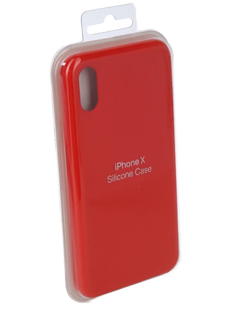 

Аксессуар Чехол Innovation для APPLE iPhone X Silicone Case Bright Red 10634, 10634