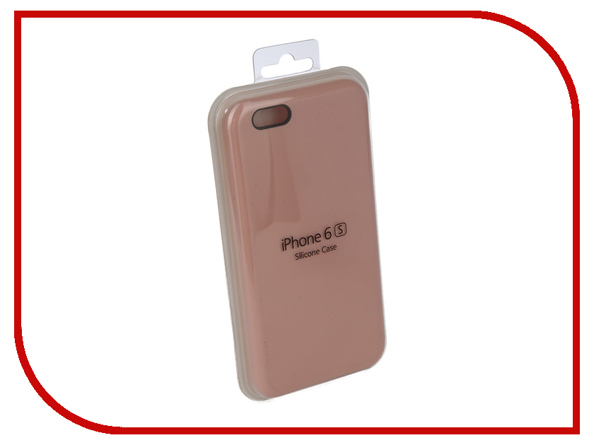 

Аксессуар Чехол Innovation для APPLE iPhone 6 / 6S Silicone Case Pink 10263, 10263