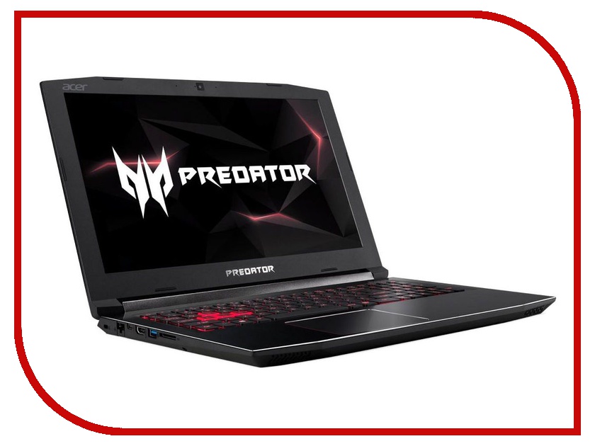 

Ноутбук Acer Predator Helios 300 PH315-51-50FH Black NH.Q3HER.006 (Intel Core i5-8300H 2.3 GHz/16384Mb/1000Gb+128Gb SSD/nVidia GeForce GTX 1050Ti 4096Mb/Wi-Fi/Bluetooth/Cam/15.6/1920x1080/Windows 10 Home 64-bit), Predator Helios 300 PH315-51-50FH