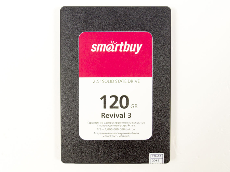 Твердотельный накопитель SmartBuy Revival 3 120 GB (SB120GB-RVVL3-25SAT3) твердотельный накопитель smartbuy splash 2019 128 gb sbssd 128gt mx902 25s3