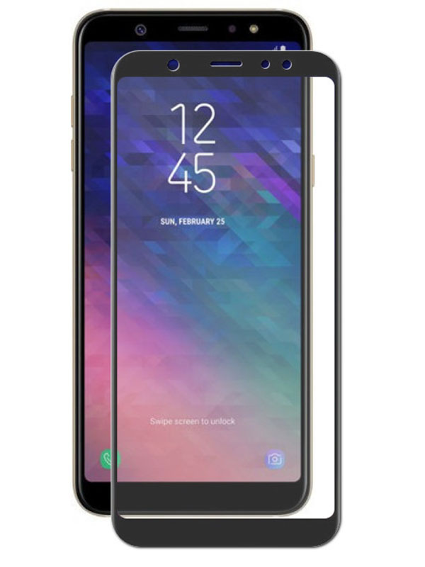 

Аксессуар Защитное стекло для Samsung Galaxy A6 2018 Ubik 3D Black 3192, 3192
