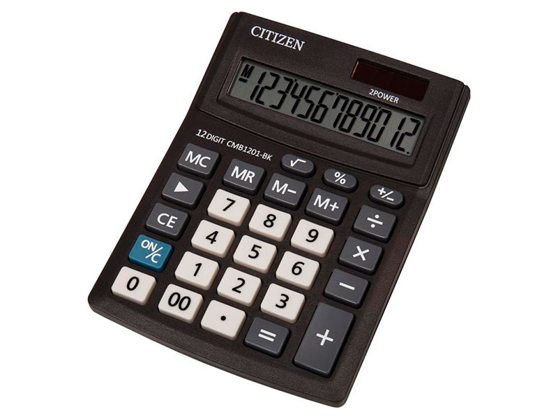 

Калькулятор Citizen Bussiness Line CMB1201BK - двойное питание, CMB1201BK