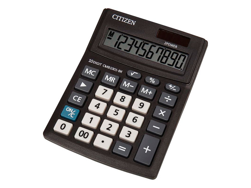 

Калькулятор Citizen Bussiness Line CMB1001BK - двойное питание, CMB1001BK