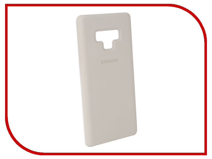 

Аксессуар Чехол-накладка Samsung Galaxy Note 9 Silicone Cover White EF-PN960TWEGRU, Samsung Galaxy Note 9