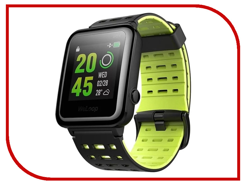 

Умные часы Xiaomi WeLoop Hey 3S Black-Green, WeLoop Hey 3S