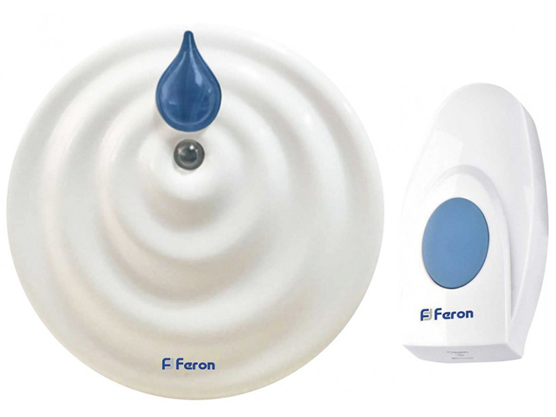 

Звонок дверной Feron E-374 White-Blue 44164, E-374