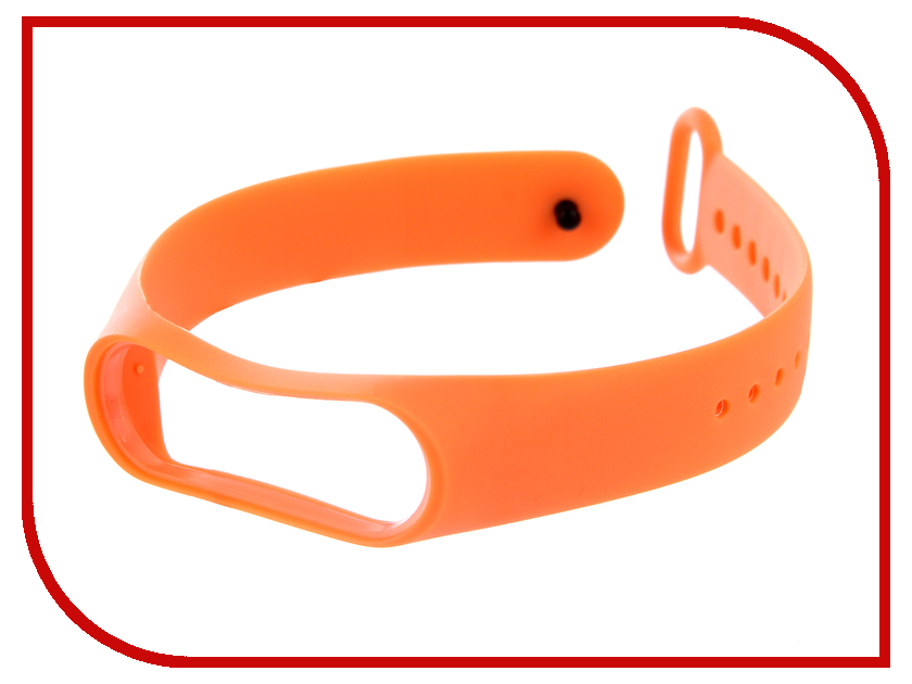 фото Aксессуар Ремешок Red Line for Xiaomi Mi Band 3 Silicone Orange