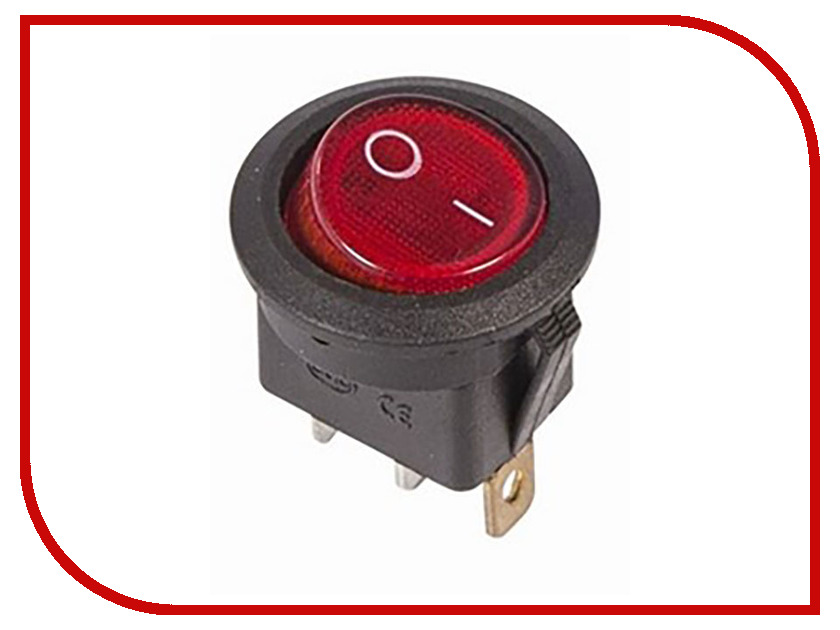

Выключатель Rexant 250V 6A (3c) Red 06-0311-B, 06-0311-B
