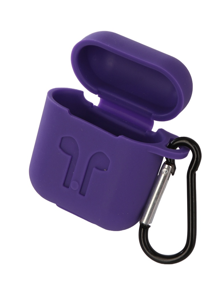

Аксессуар Чехол Gurdini Soft Touch Silicone для APPLE Airpods Purple 906531