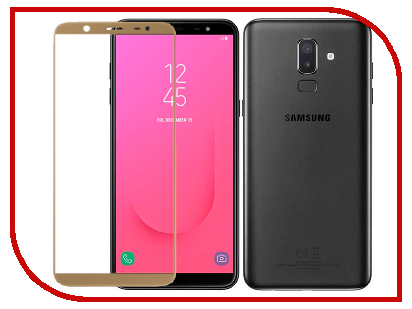 

Аксессуар Защитное стекло для Samsung Galaxy J8 Pero 2.5D Gold PRMG-GJ8G, PRMG-GJ8G