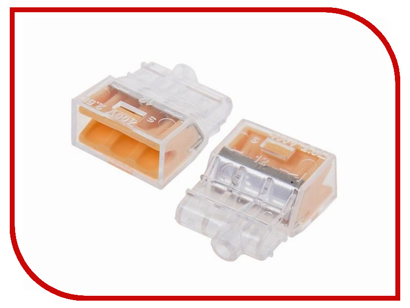 

Клемма соединительная Rexant 3-х проводная 10шт 06-0211-B10, 06-0211-B10