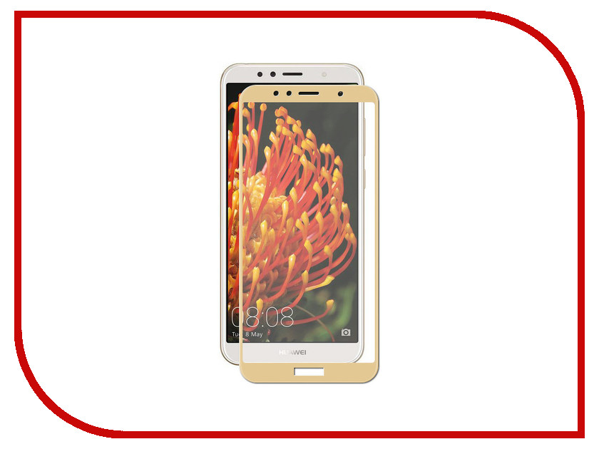 

Аксессуар Защитное стекло для Huawei Y6 2018 Pero 2.5D Gold PRMG-HY618G, PRMG-HY618G