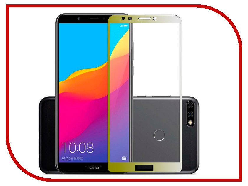 

Аксессуар Защитное стекло для Honor 7C Pero 2.5D Gold PRMG-H7CG, PRMG-H7CG