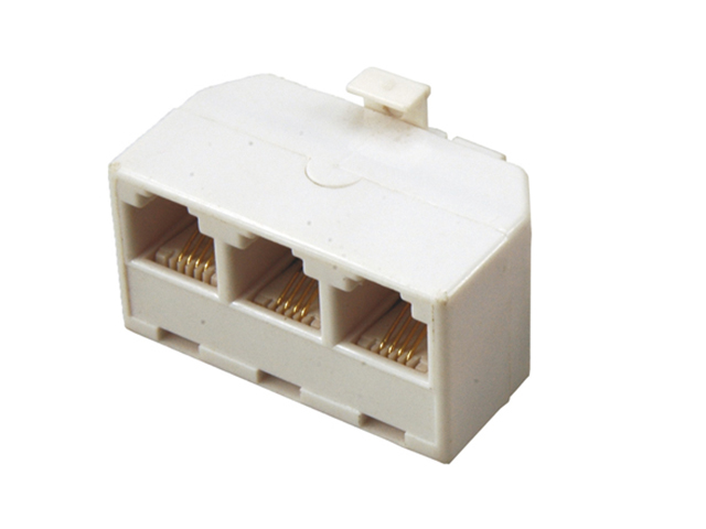 

Переходник телефонный Rexant RJ-11 6P4C - 3x 6P4C 06-0110-B, 06-0110-B