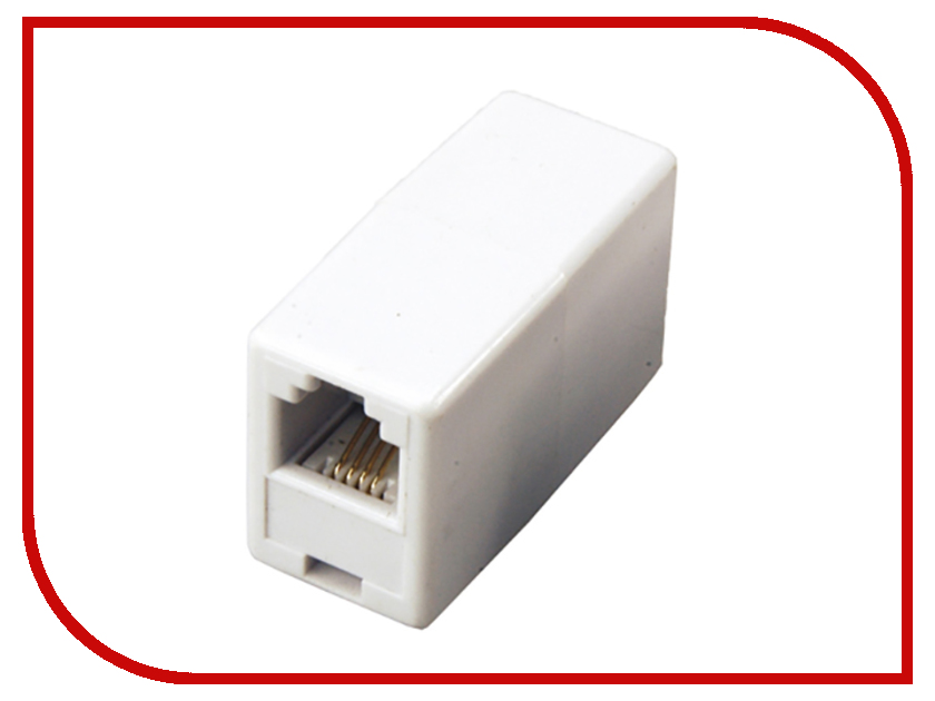 

Переходник телефонный Rexant RJ-11 6P4C - 6P4C 06-0107-A, 06-0107-A