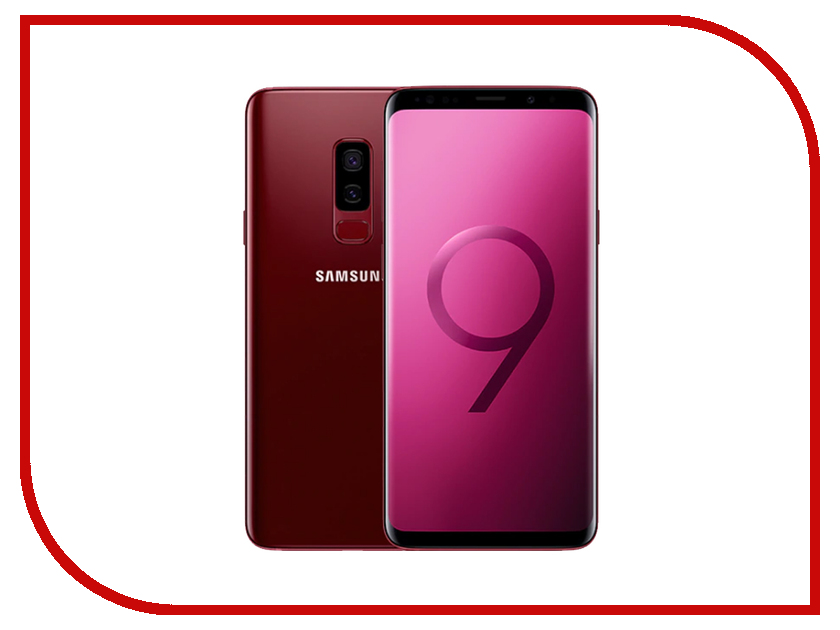 

Сотовый телефон Samsung SM-G965F Galaxy S9 Plus 64Gb Burgundy Red, SM-G965F Galaxy S9 Plus