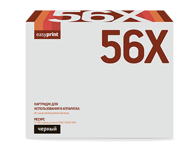 

Картридж EasyPrint LH-56X для HP LJ M436dn/M436n/M436nda Black с чипом, LH-56X