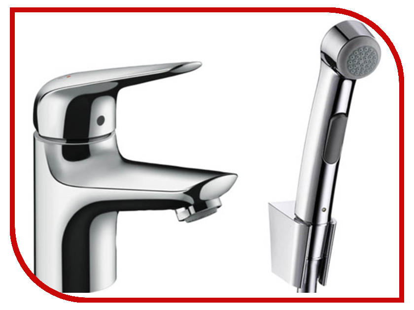

Смеситель Hansgrohe Novus с гигиеническим душем Chrome 71144000, 71144000